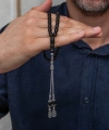 Gümüş Püsküllü 6x10 mm Rus Oltusu Tesbih