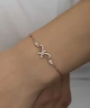 ​Gümüş Rose Kelebek Kadın Bileklik