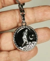 Atatürk Silüetli Siyah Metal Anahtarlık