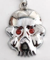 Kırmızı Gözlü İskeletor Kafatası metal Anahtarlık