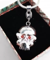 Kırmızı Gözlü İskeletor Kafatası metal Anahtarlık