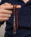 Metal Püsküllü Arpa Kesim Kuka Tesbih