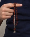 Metal Püsküllü Arpa Kesim Kuka Tesbih
