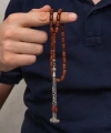 Metal Püsküllü Kuka Ağacı Tesbih