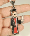 Mezun Erkek Öğrenci Metal Anahtarlık