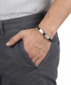 Moncuk Design Oniks Beyaz İsim Yazılabilir Ve Ayarlanabilir Çelik Zincir Bileklik 33512B29D1