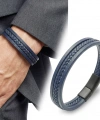 Moncuk Design Sadece Lacivert Saç Örgülü Çoklu Bileklik 33513B10D6