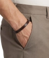 Moncuk Design Kahverengi PU Deri Zamak Erkek Bileklik 33513B16D1