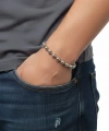 Moncuk Design Top Çelik Zincir Bileklik 6mm 3351CZB2D15