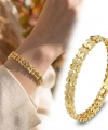 Moncuk Design Lovelle 24K Gold Kaplama 8 mm Kadın Bileklik 3351KBV5D11