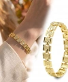Moncuk Design Regalia 24K Gold Kaplama 8 mm Kadın Bileklik 3351KBV5D12