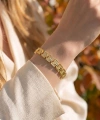 Moncuk Design Regalia 24K Gold Kaplama 8 mm Kadın Bileklik 3351KBV5D12