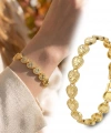 Moncuk Design Amorette 24K Gold Kaplama 8 mm Kadın Bileklik 3351KBV5D13