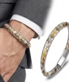 Moncuk Design Çelik Halat Ve Yemen Akik Doğaltaş Bileklik 33512B2DH10