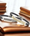 Moncuk Design Desenli Çelik Bileklik 3351SCB001