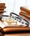 Moncuk Design Desenli Çelik Bileklik 3351SCB006