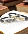 Moncuk Design Desenli Çelik Bileklik 3351SCB017