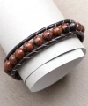 Moncuk Design Doğaltaş Deri Bileklik 33512B2D8M9
