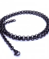 Moncuk Design Forse Çelik Kolye 1Mm X 4Mm 3351CEK040