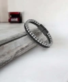 Moncuk Design Hematit Doğaltaş Deri Erkek Bileklik 33512B7D9