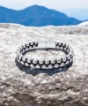 Moncuk Design Hematit Ve Çelik Halatlı Erkek Bileklik 33512B18D1