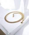 Moncuk Design İtalyan Çelik Kolye 1,5Mm X 3Mm 3351CEK051