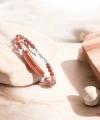 Moncuk Design Kırmızı Jasper Doğaltaş Çelik Halat Ve Çelik Klipsli Bileklik 33512B19D5