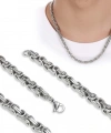 Moncuk Design Kral Erkek Çelik Kolye 5mm 33514P6D80