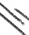 Moncuk Design Kral Erkek Çelik Kolye 5mm 33514P6D80
