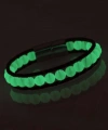 Moncuk Design Neon Fosforlu Deri Çelik Bilelklik 33512B2D8M6