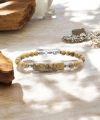 Moncuk Design Odun Jasper Doğaltaş Çelik Halat Ve Çelik Klipsli Bileklik 33512B19D3