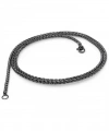 Moncuk Design Siyah Renk Çelik Kolye 2.5Mm 3351CEK013