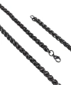Moncuk Design Siyah Renk Çelik Kolye 6Mm 3351CEK019
