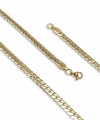 Moncuk Design Yassı Yılan Sırtı Çelik Kolye 1.2Mm X 4Mm 3351CEK039