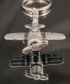 Planör Model Uçak Metal Anahtarlık
