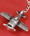 Planör Model Uçak Metal Anahtarlık