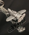 Planör Model Uçak Metal Anahtarlık