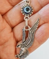 Nazar Boncuklu Kartal Figürlü Metal Anahtarlık