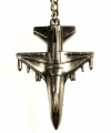 Savaş Uçağı Metal Anahtarlık