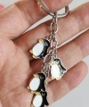 Sevimli Penguenlerden Metal Anahtarlık