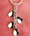 Sevimli Penguenlerden Metal Anahtarlık