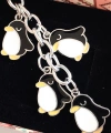 Sevimli Penguenlerden Metal Anahtarlık
