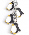 Sevimli Penguenlerden Metal Anahtarlık