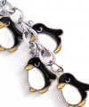 Sevimli Penguenlerden Metal Anahtarlık