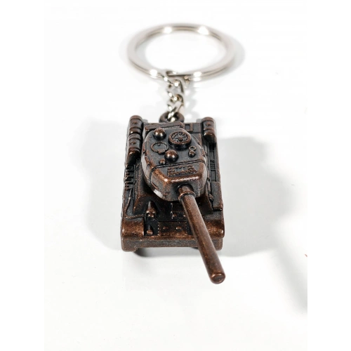 Tank Modelli Bakır Renkli Metal anahtarlık