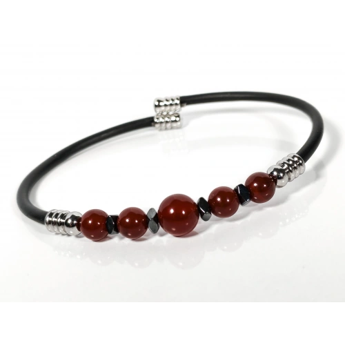 Akik Taşlı Yaylı Bileklik – Stres Azaltıcı, Güç Veren ve Şık Tasarım