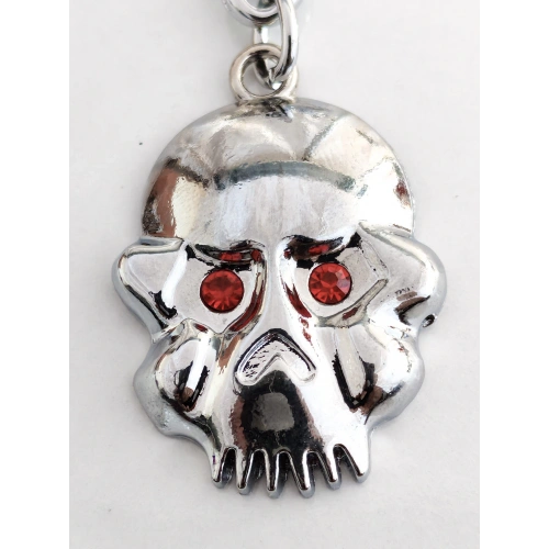 Kırmızı Gözlü İskeletor Kafatası metal Anahtarlık
