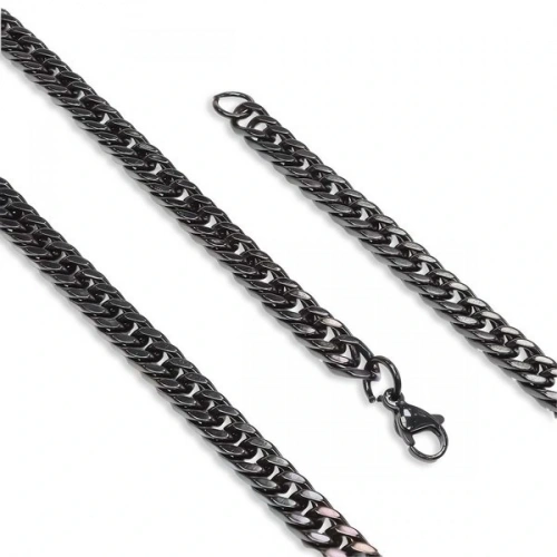 Moncuk Design Balık Sırtı Erkek Çelik Kolye 1,6Mm X 4Mm 3351CEK054