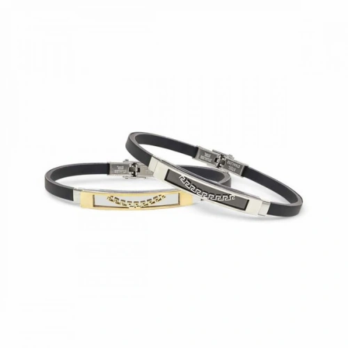 Moncuk Design Desenli Çelik Bileklik 3351SCB030