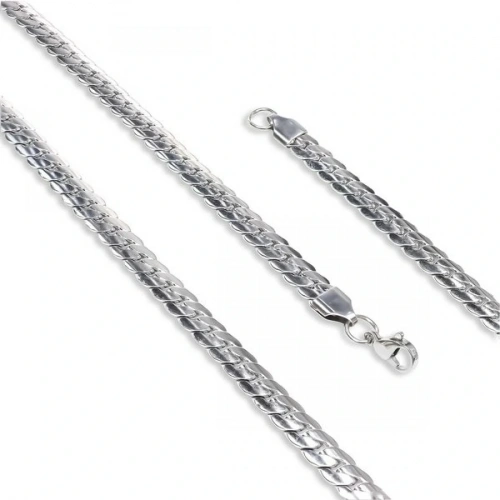 Moncuk Design Ezme Balık Sırtı Çelik Kolye 1.6Mm 3351CEK021